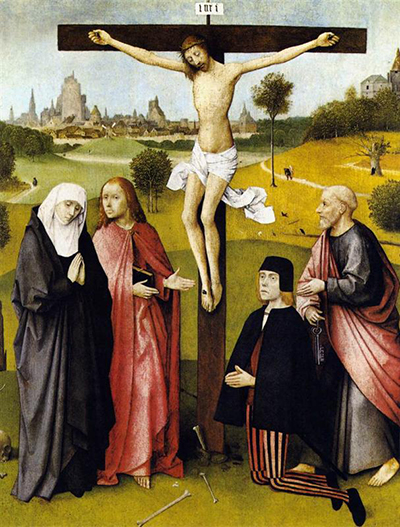 Crucifixion with a Donor Hieronymus Bosch